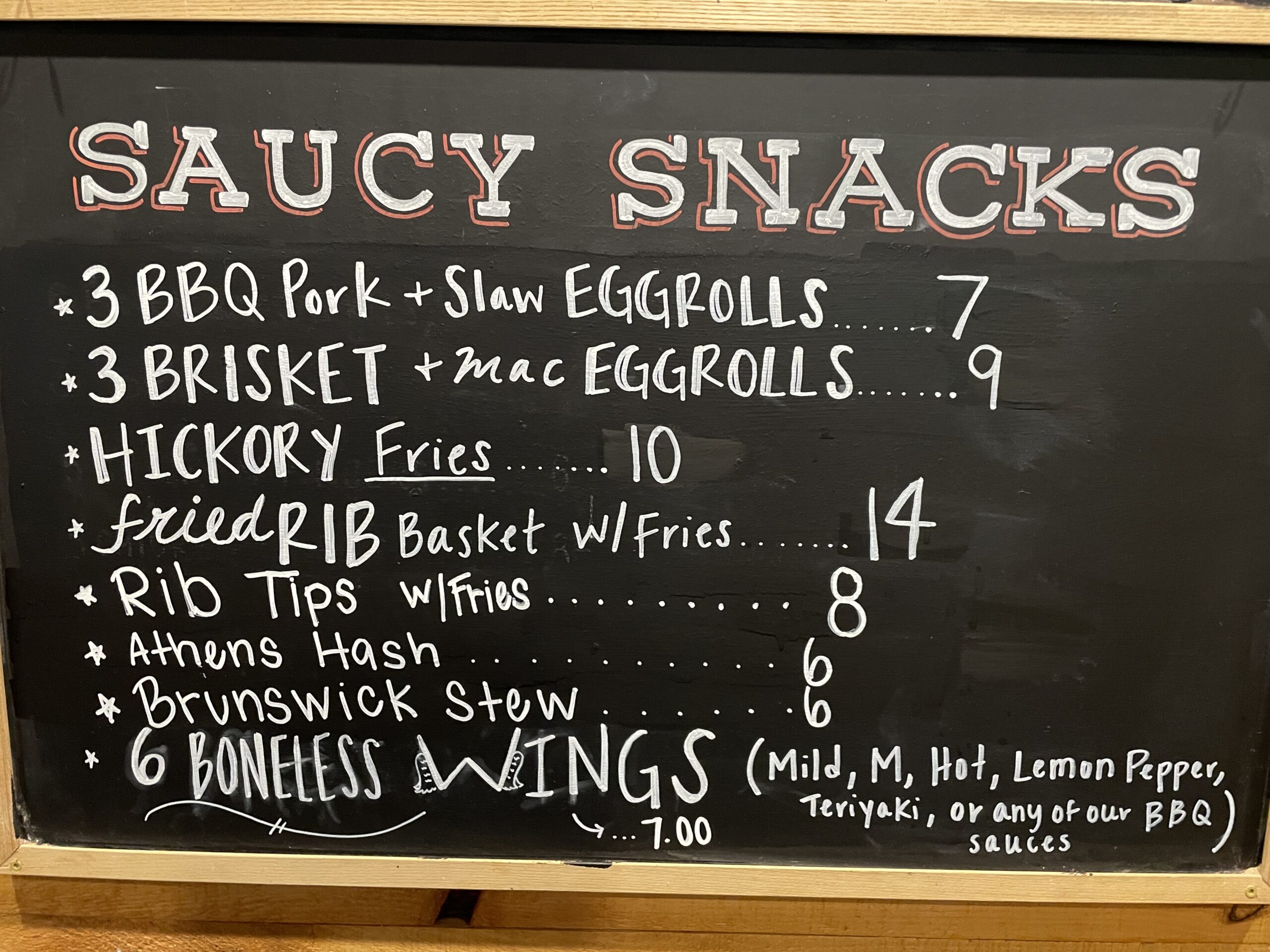 Saucy Snacks